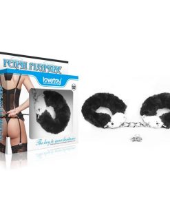 BDSM Lisice s crnim krznom