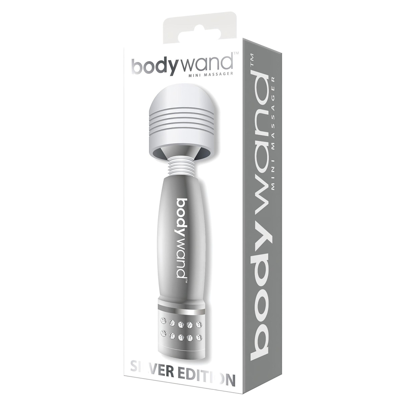 BODY MINI WAND VIBRATOR SILVER