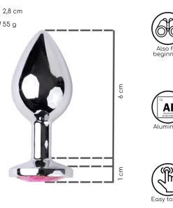 Alternative view of BUTT PLUG SILVER S